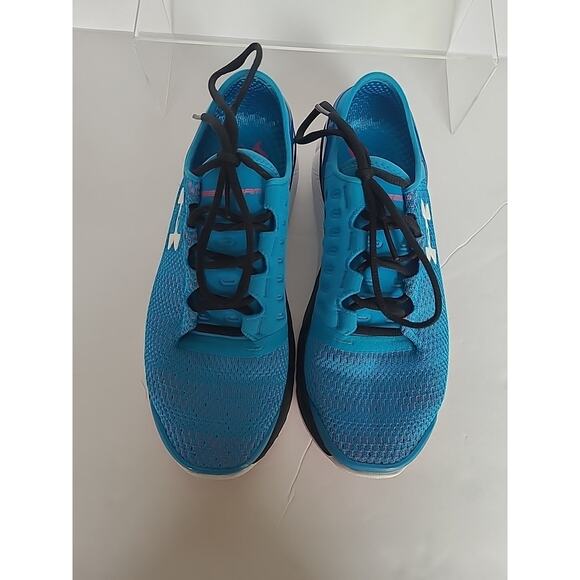 Under Armour WMS SZ 8.5 Speedform Apollo 2 Shoes Sneakers Blue Athletic Running - Picture 4 of 11